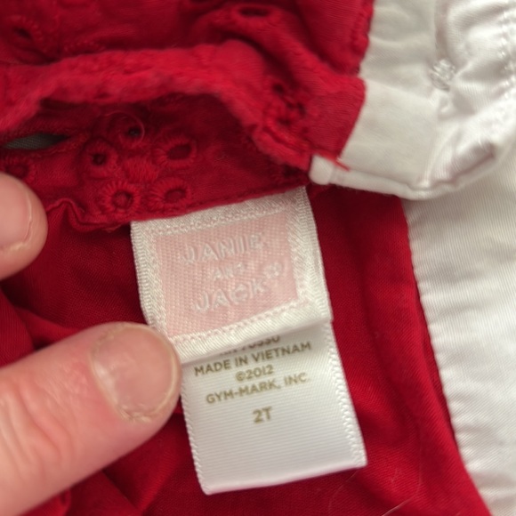 Janie and Jack Eyelet Romper 2T - Picture 5 of 5
